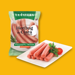 Hot dogs de clara de huevo - Innovaciones en ovoproductos - Ovosur - Expertos en Ovoproductos